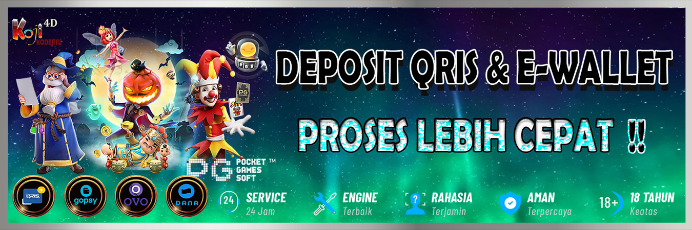 DEPOSIT INSTAN VIA QRIS & E-WALLET 